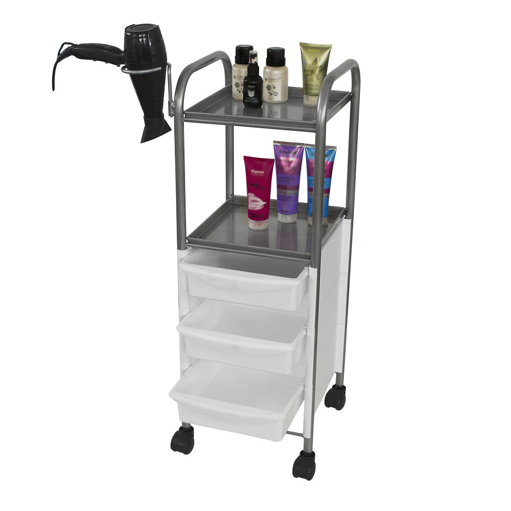 Тележка парикмахерская М-09, белый