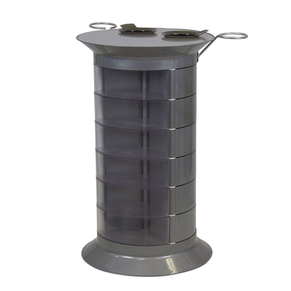 Парикмахерская тележка GiroCo Doble Plus, серый