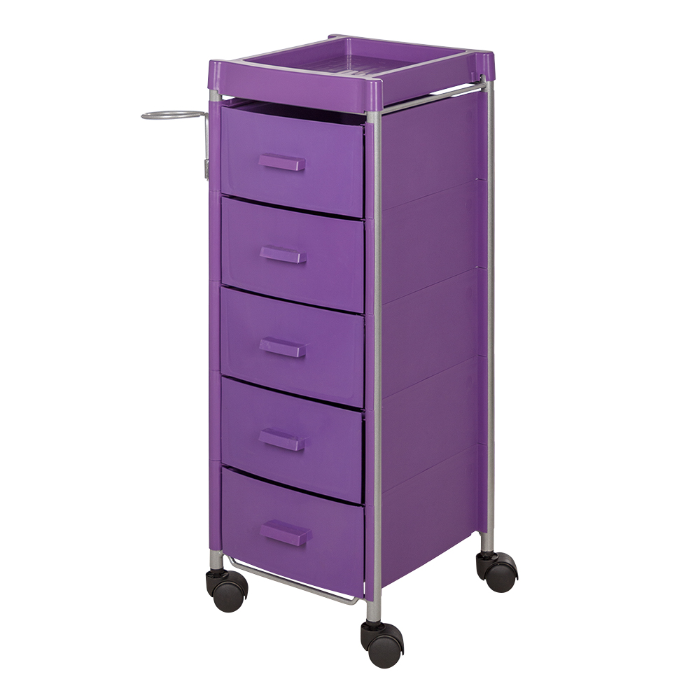 Тележка парикмахерская Глорис-04, розовый