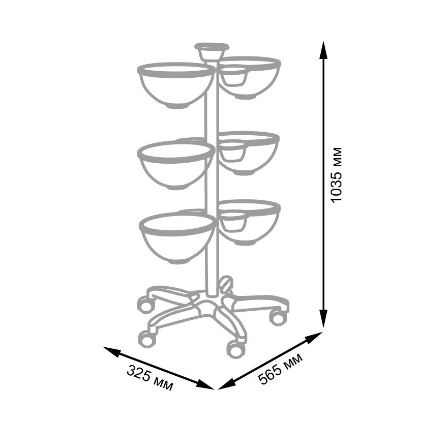 Тележка для аксессуаров Т-100