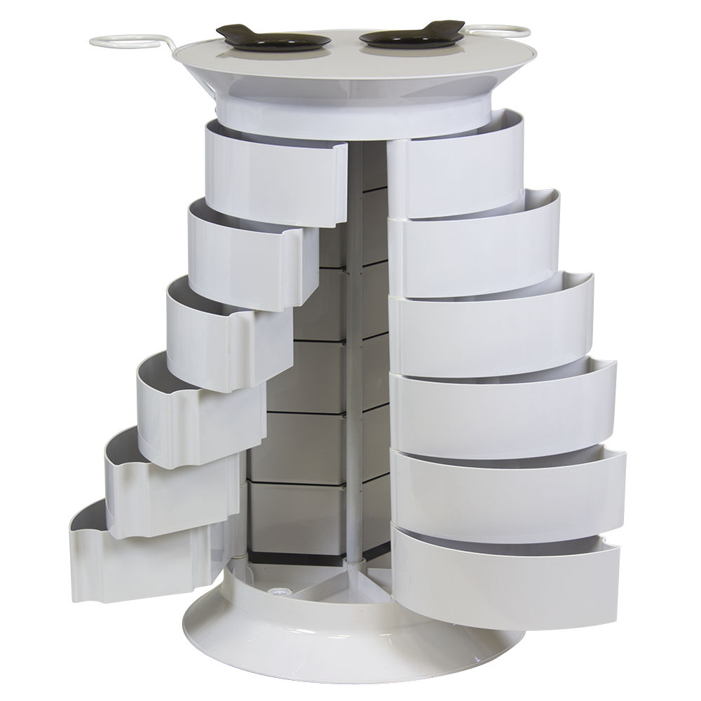 Парикмахерская тележка GiroCo Doble, белый