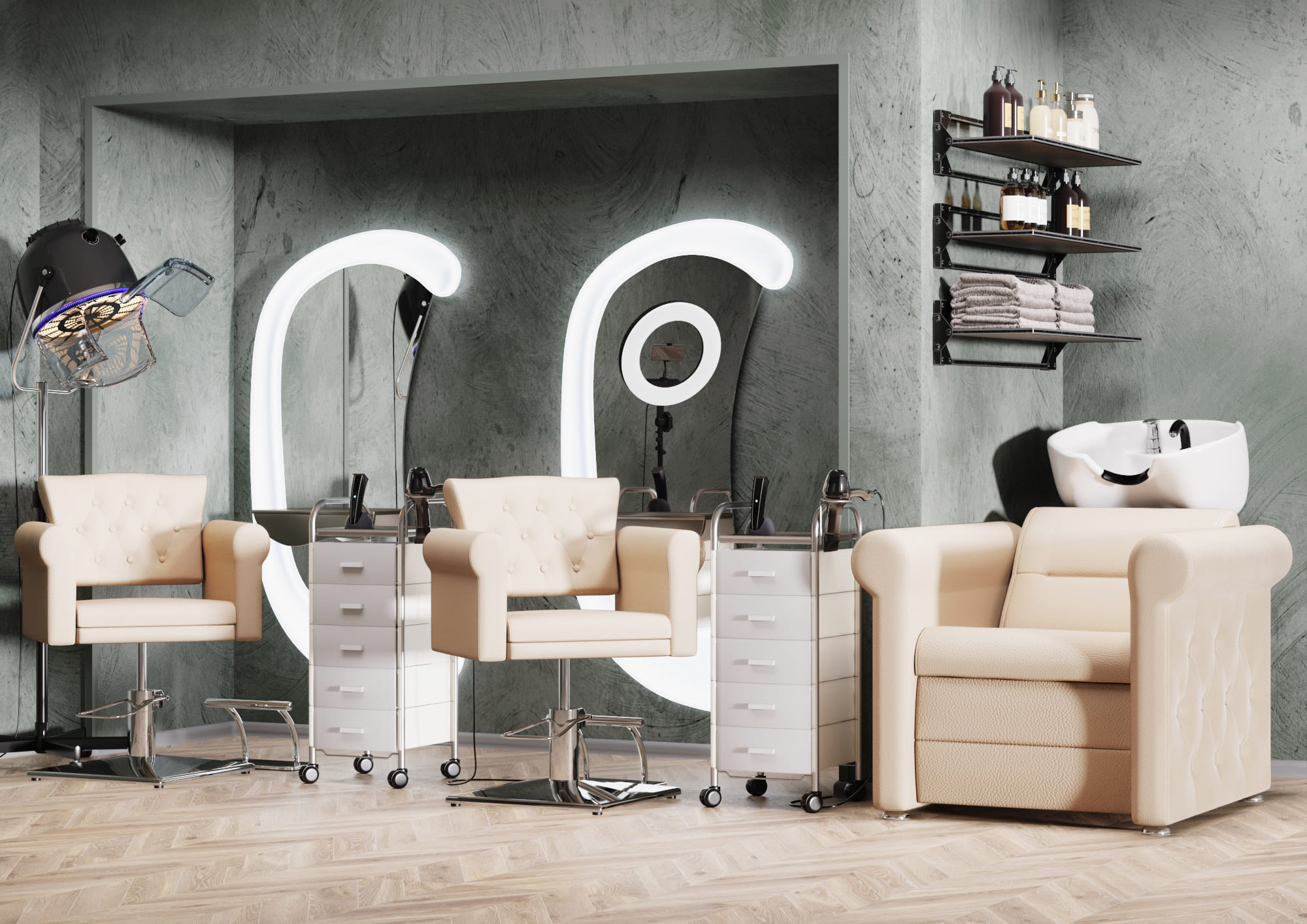 Комплект Грейс (кресло+мойка)