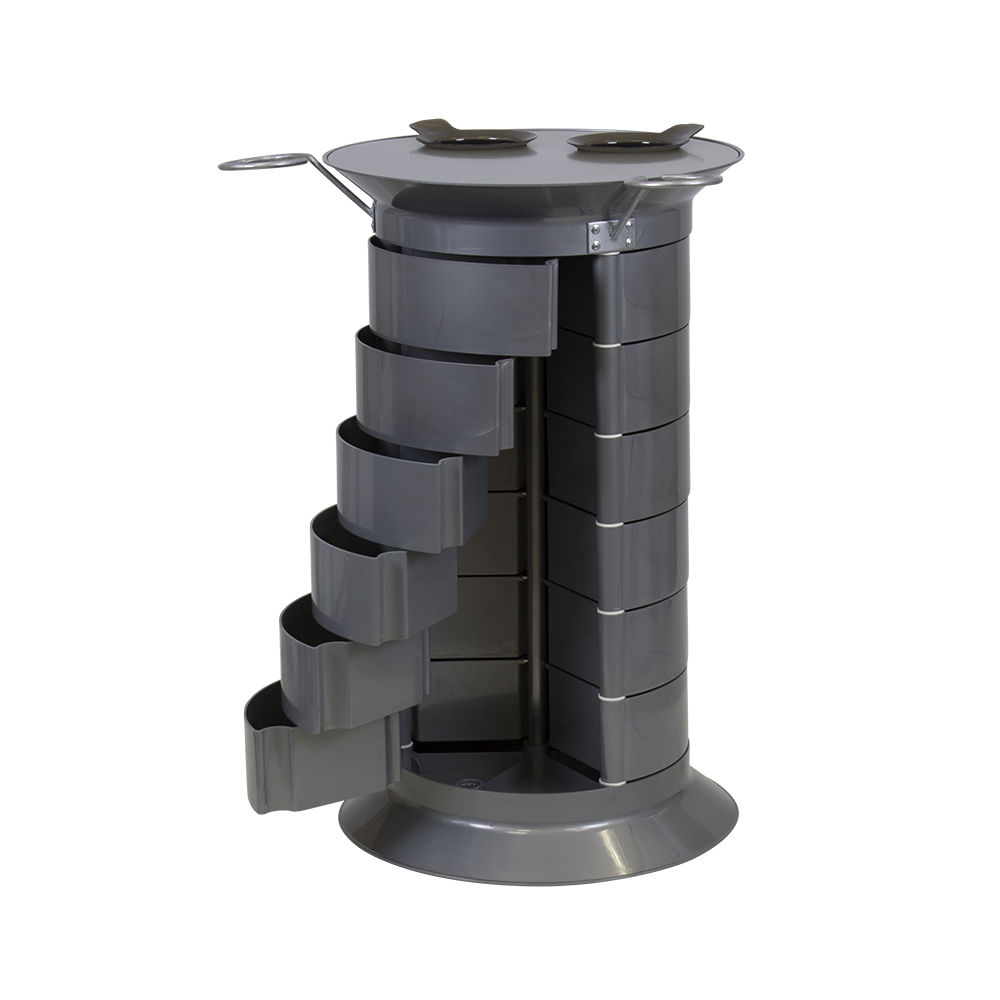 Парикмахерская тележка GiroCo Doble, серый