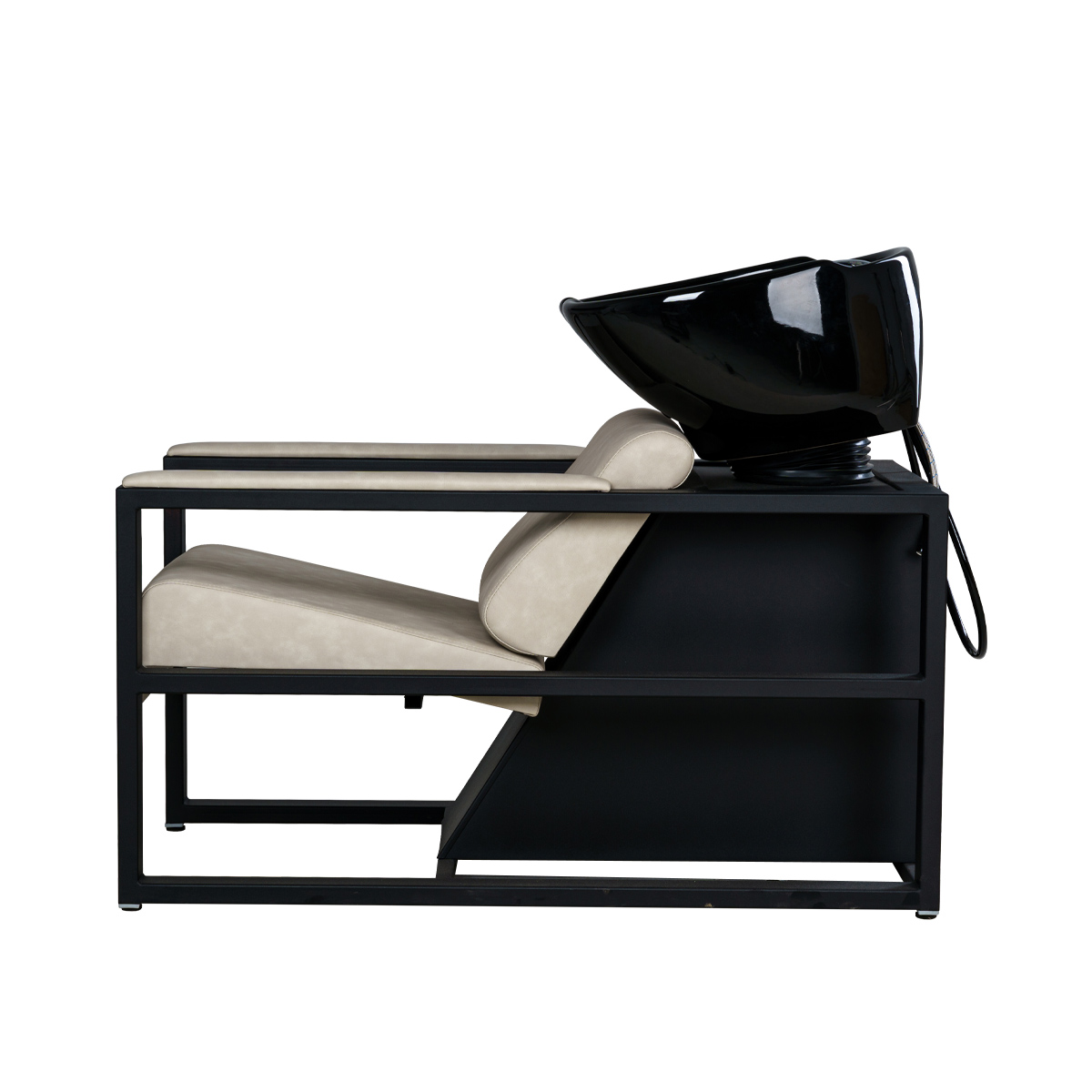 Парикмахерская мойка Дуглас на белом каркасе