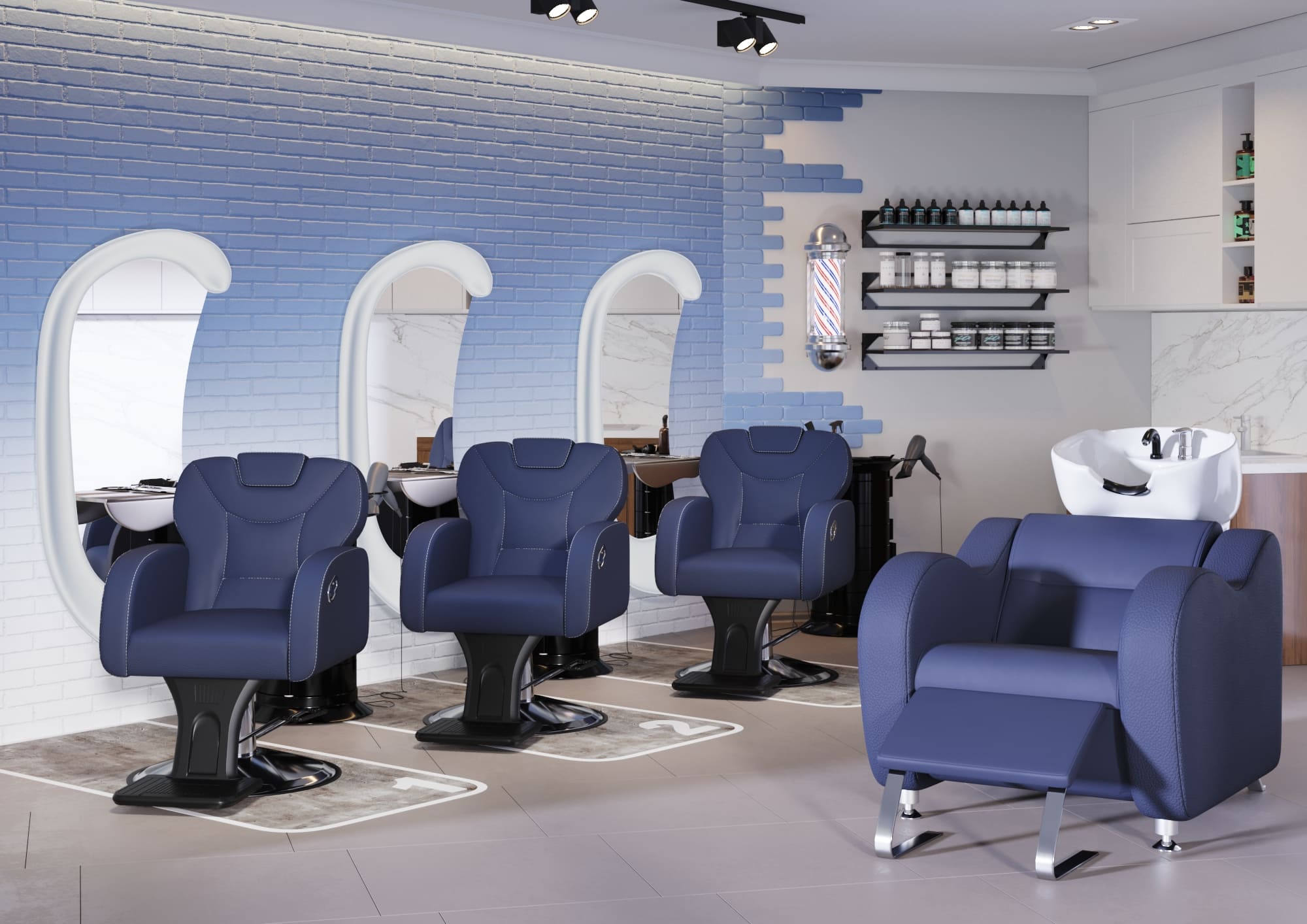 Мойка для барбершопа МД-124