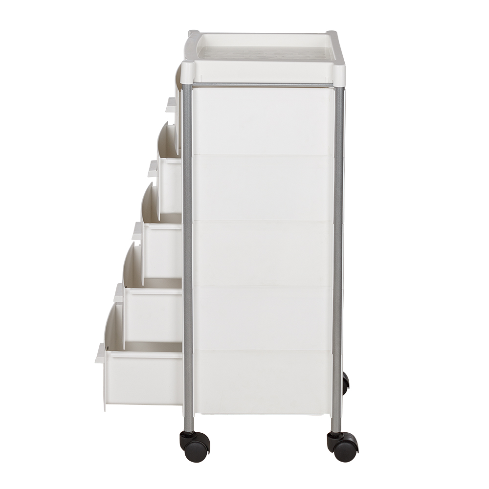 Тележка парикмахерская Глорис-04, белый