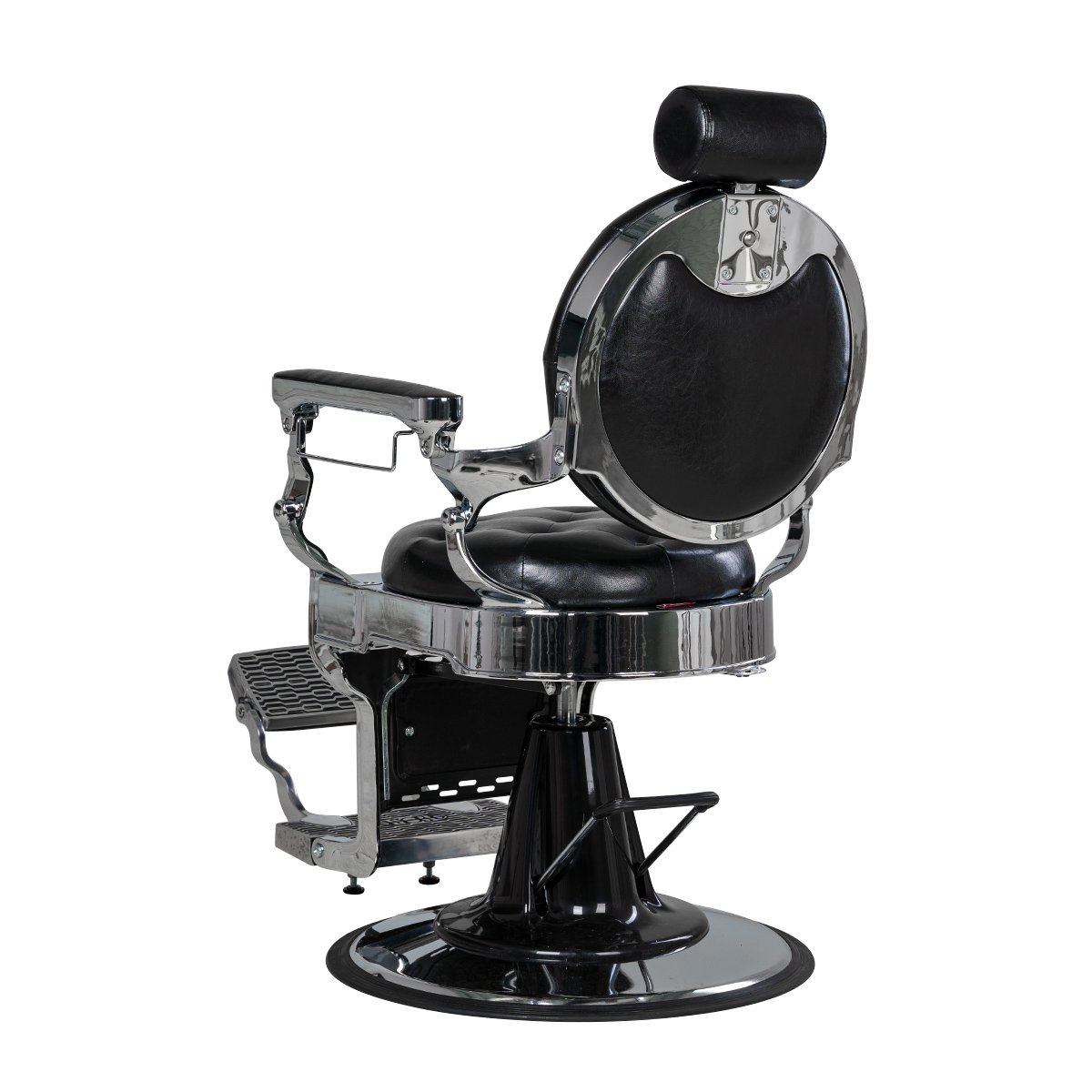 Кресло мужское барбер Ричард с каретной стяжкой