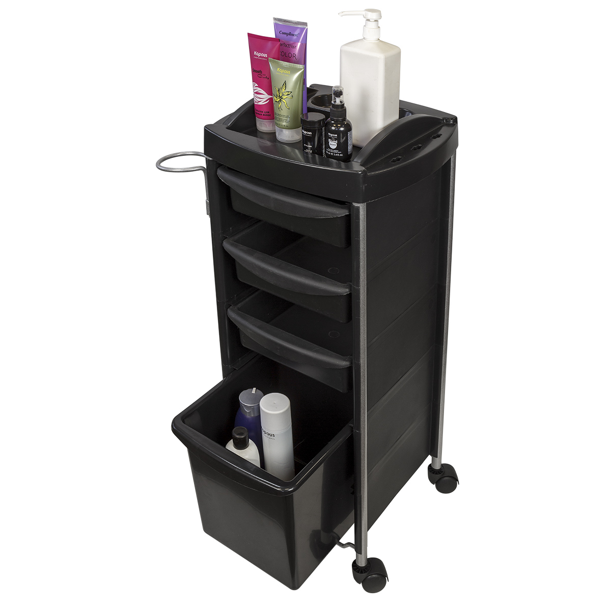 Тележка парикмахерская М-03 box, белый