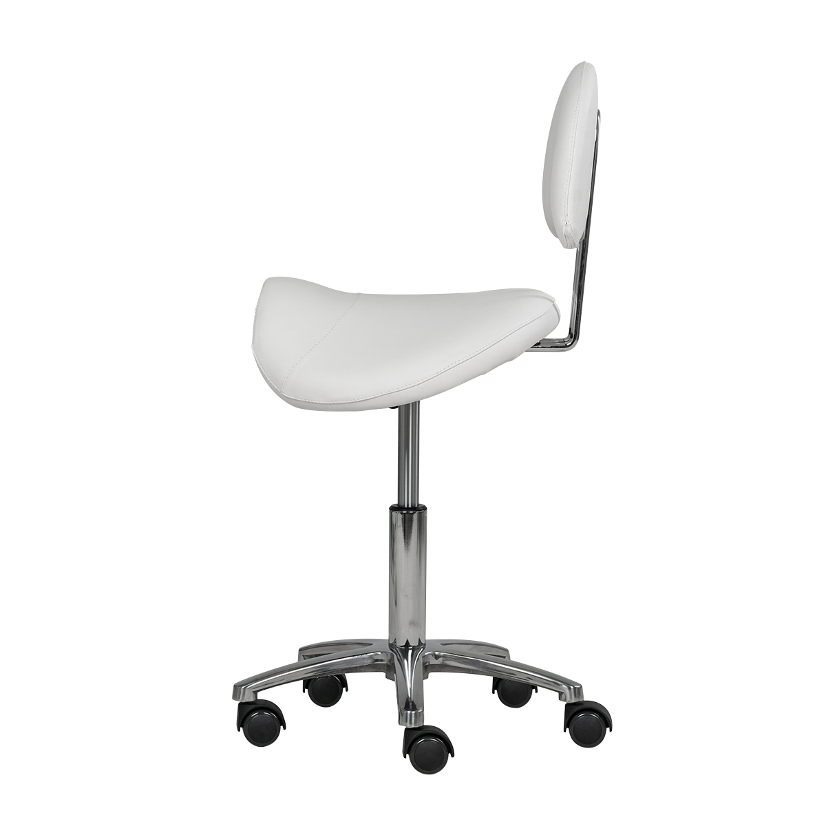 Стул-седло со спинкой МД-901А Белый