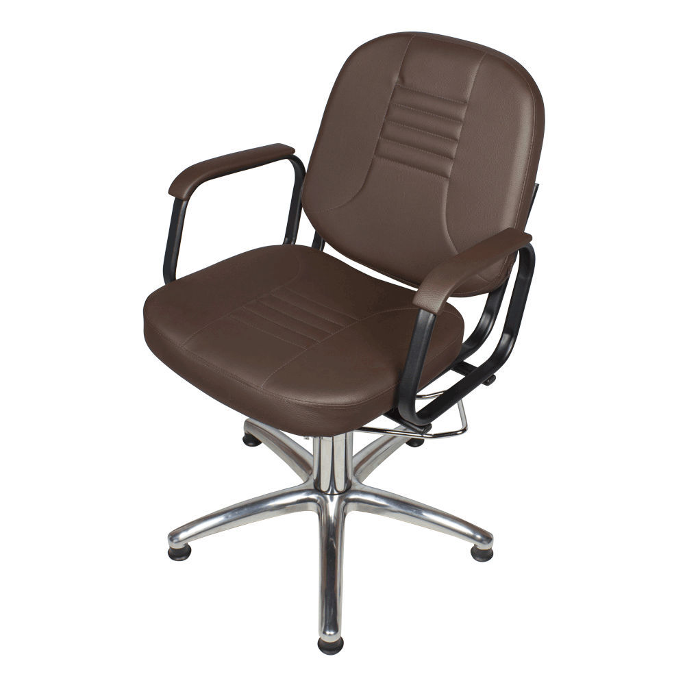 Кресло парикмахерское БРИЗ гидравлика хром, цвет №68