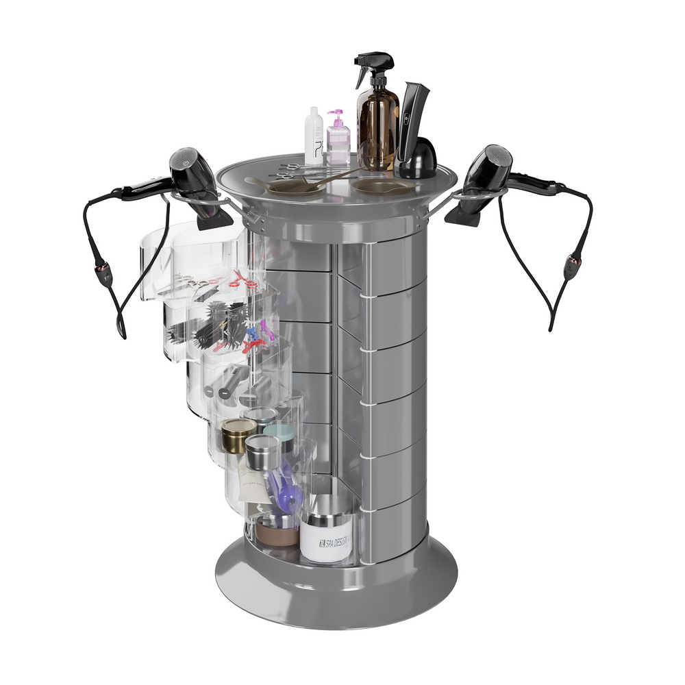 Парикмахерская тележка GiroCo Doble Plus, серый