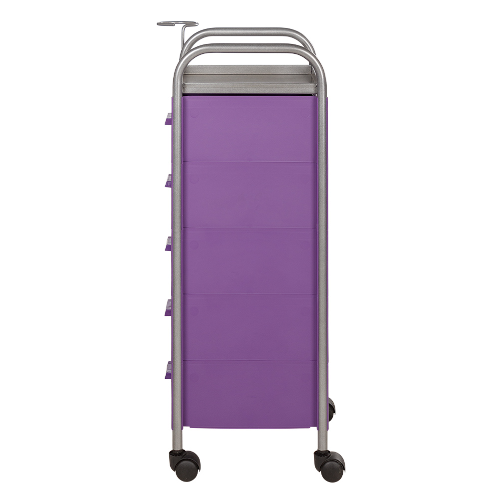 Тележка парикмахерская Глорис-02, фиолетовый