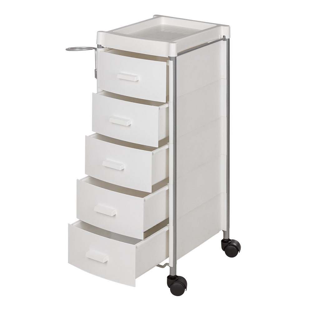 Тележка парикмахерская Глорис-04, белый