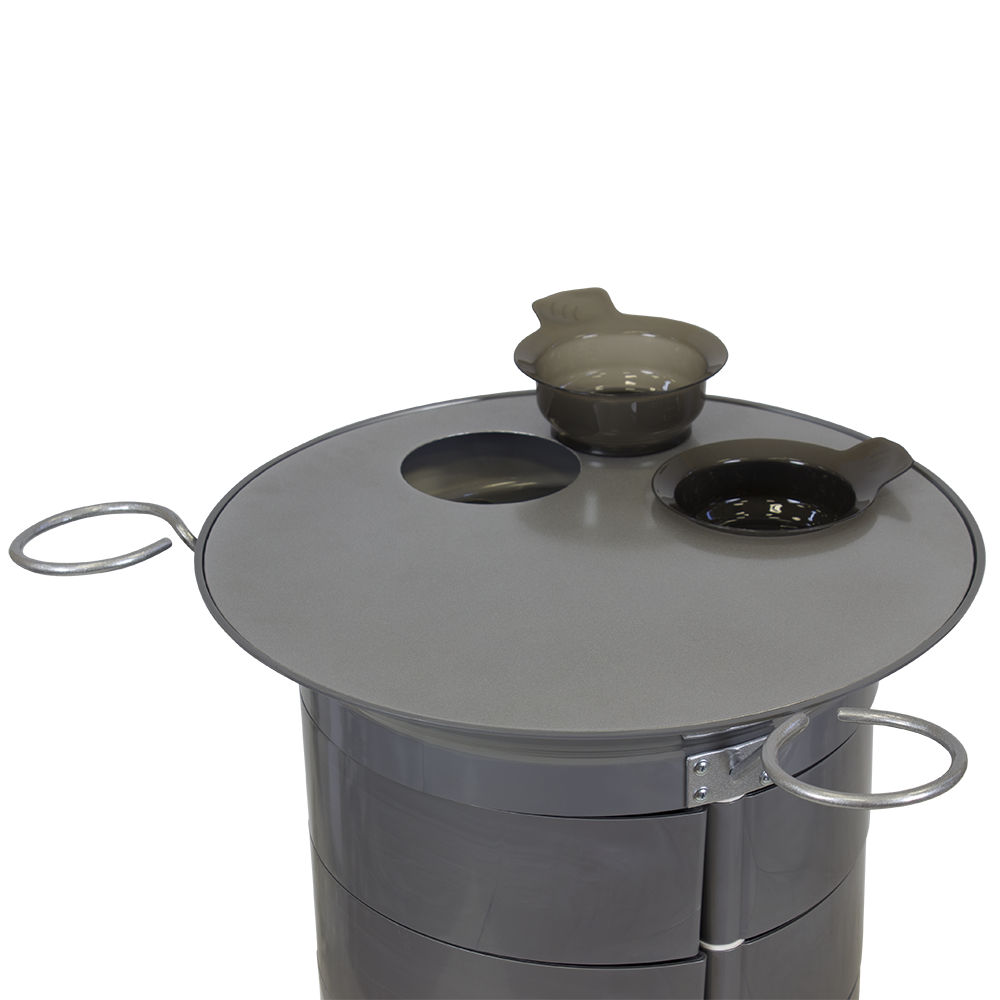 Парикмахерская тележка GiroCo Doble, серый