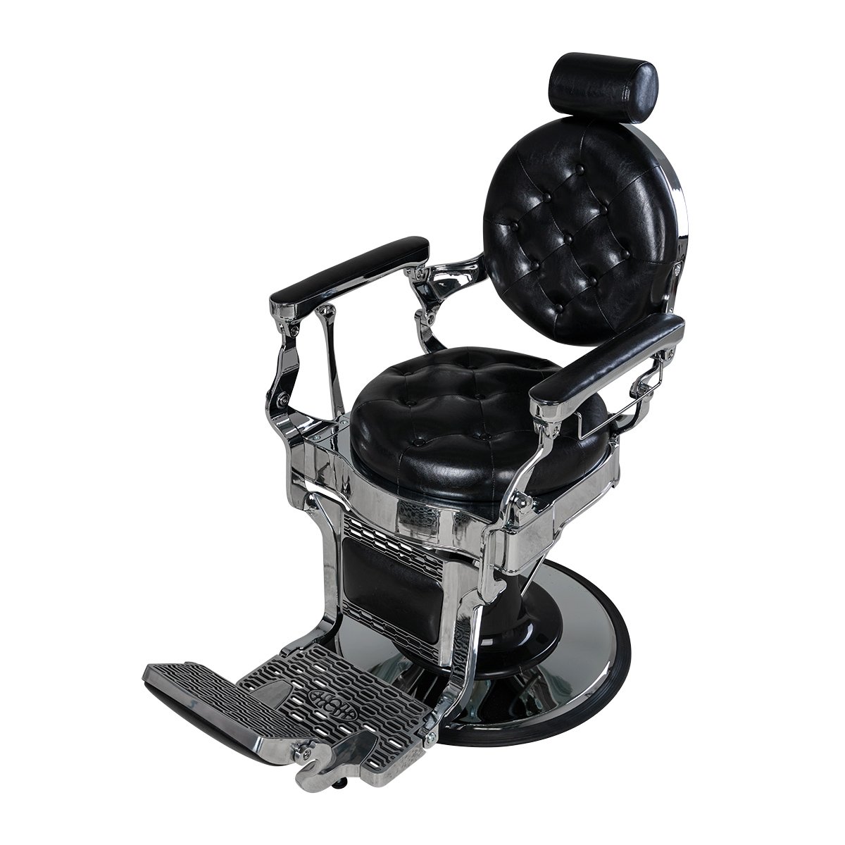 Кресло мужское барбер Ричард с каретной стяжкой