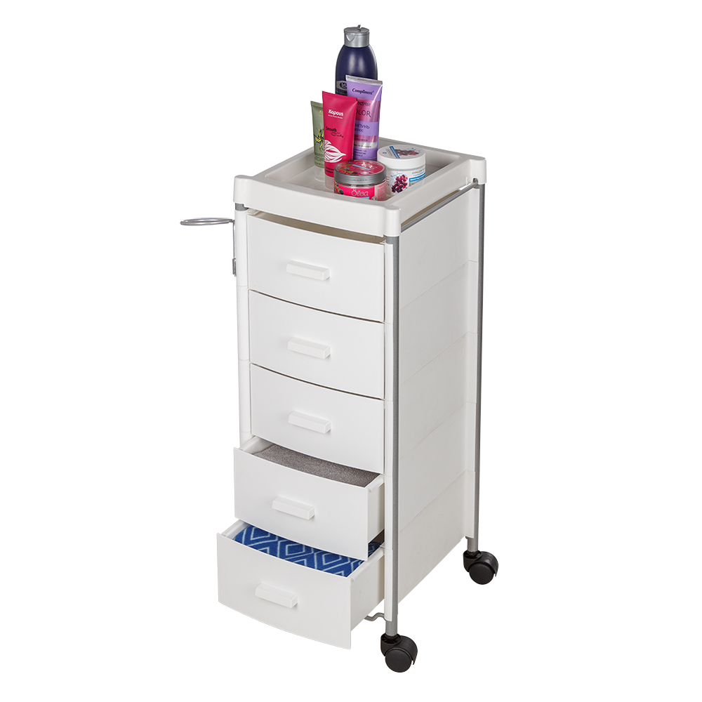 Тележка парикмахерская Глорис-04, белый