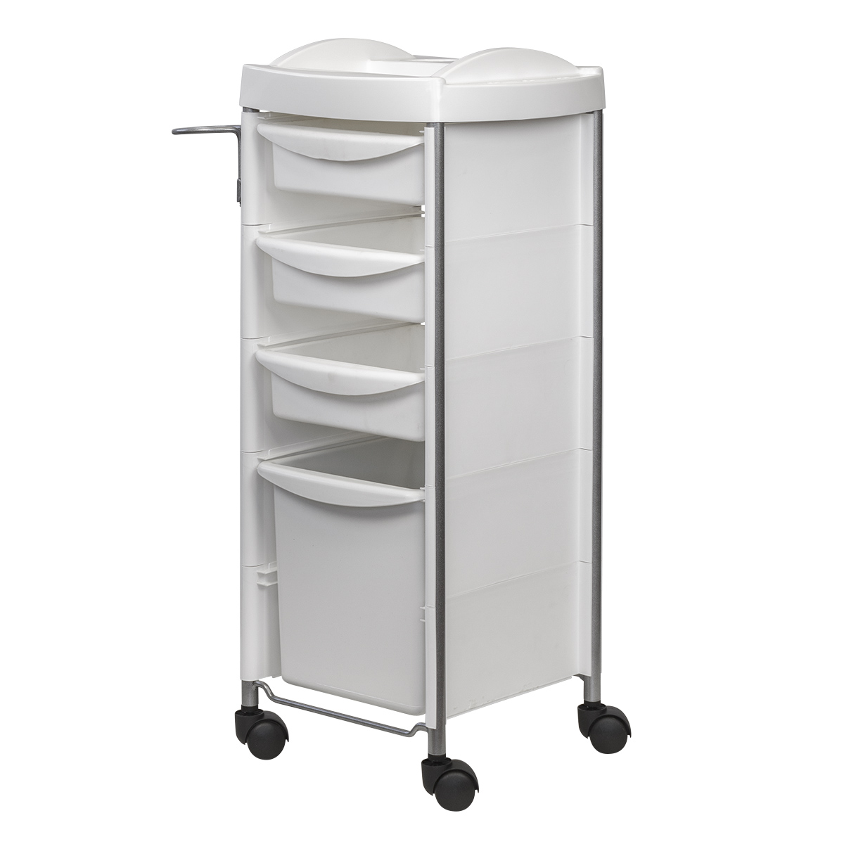 Тележка парикмахерская М-03 box, белый