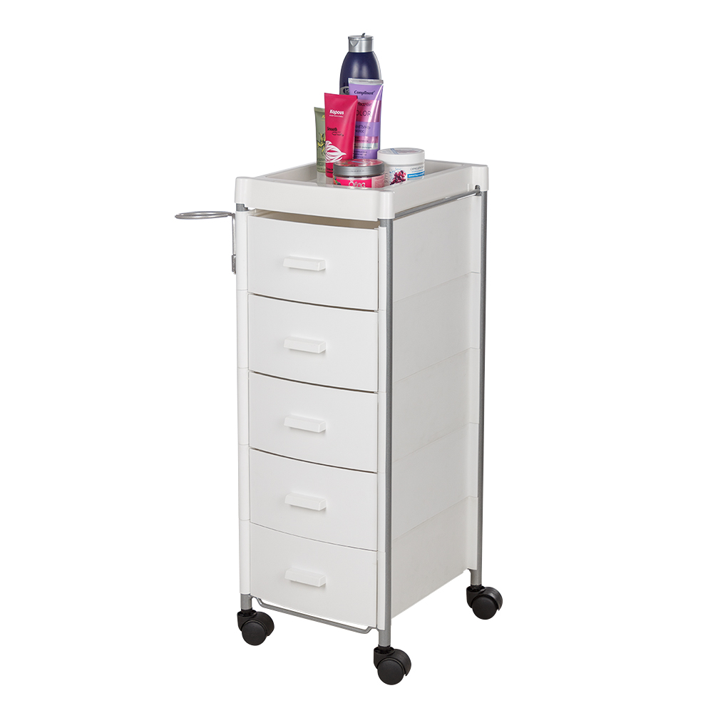 Тележка парикмахерская Глорис-04, белый