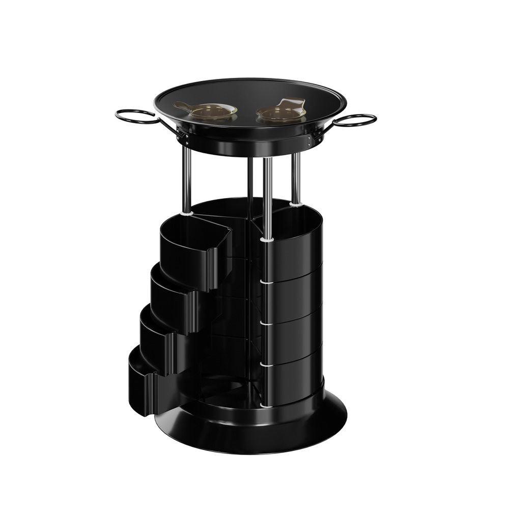 Парикмахерская тележка GiroCo Luisa, черный