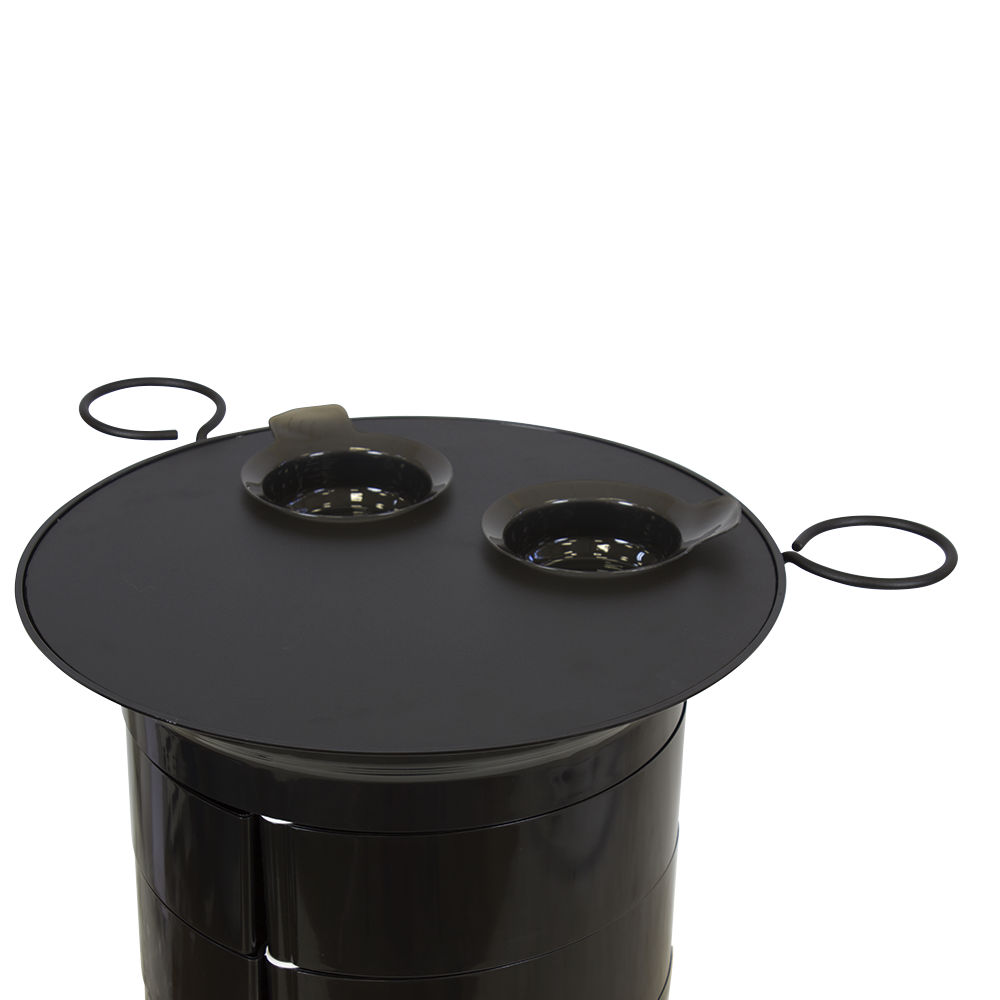 Парикмахерская тележка GiroCo Doble, черный