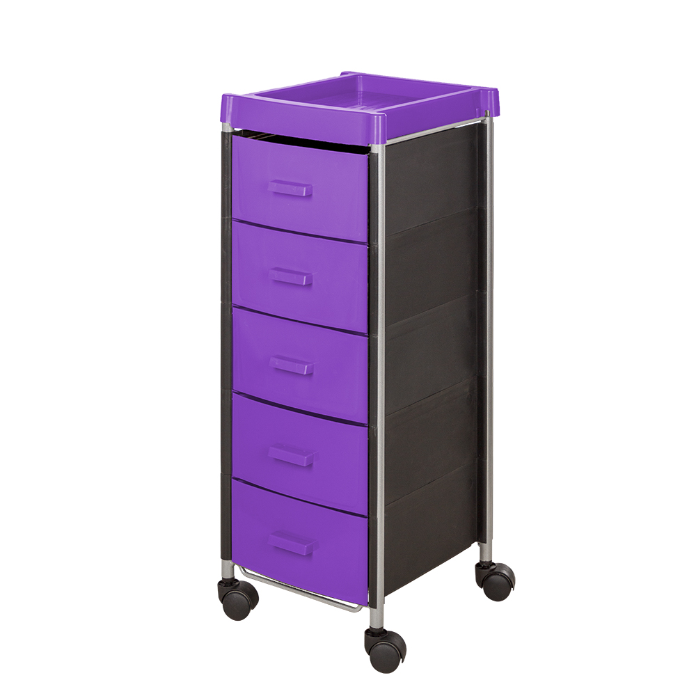 Тележка парикмахерская Глорис-04, розовый