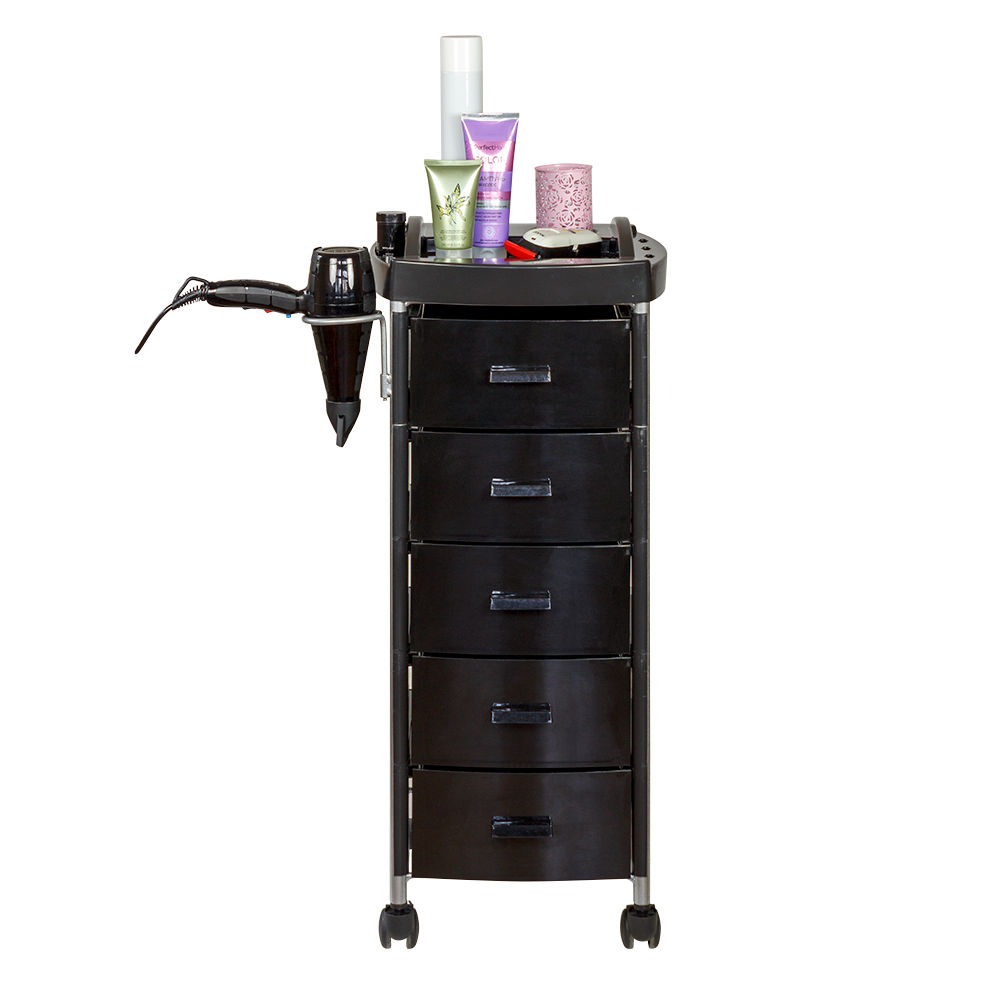 Тележка парикмахерская Глорис-03, черный