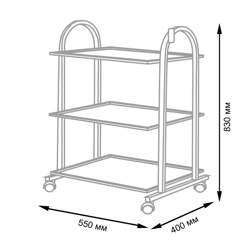 Тележка косметологическая СП