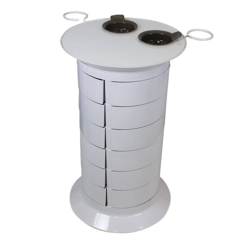 Парикмахерская тележка GiroCo Doble, белый