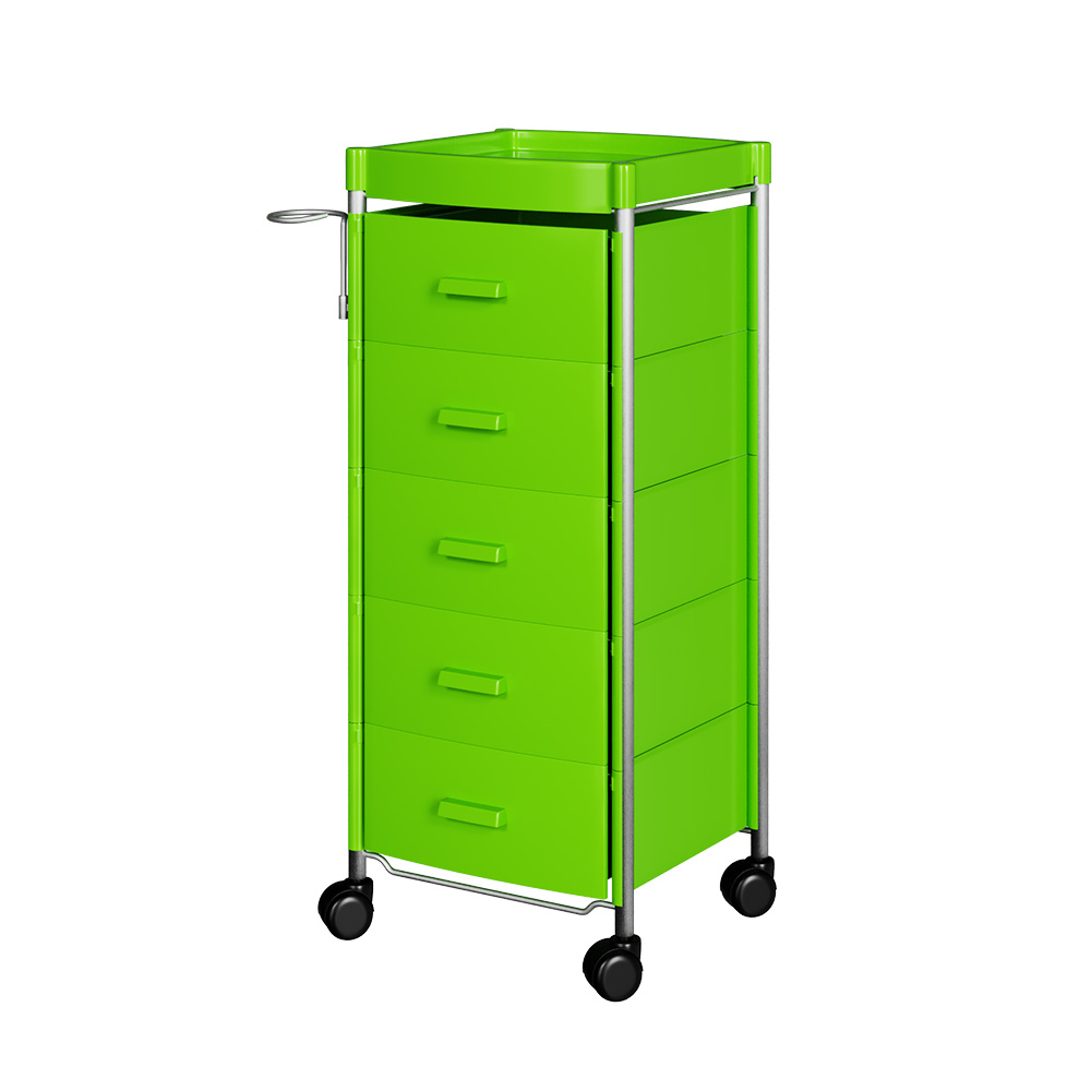 Тележка парикмахерская Глорис-04, розовый