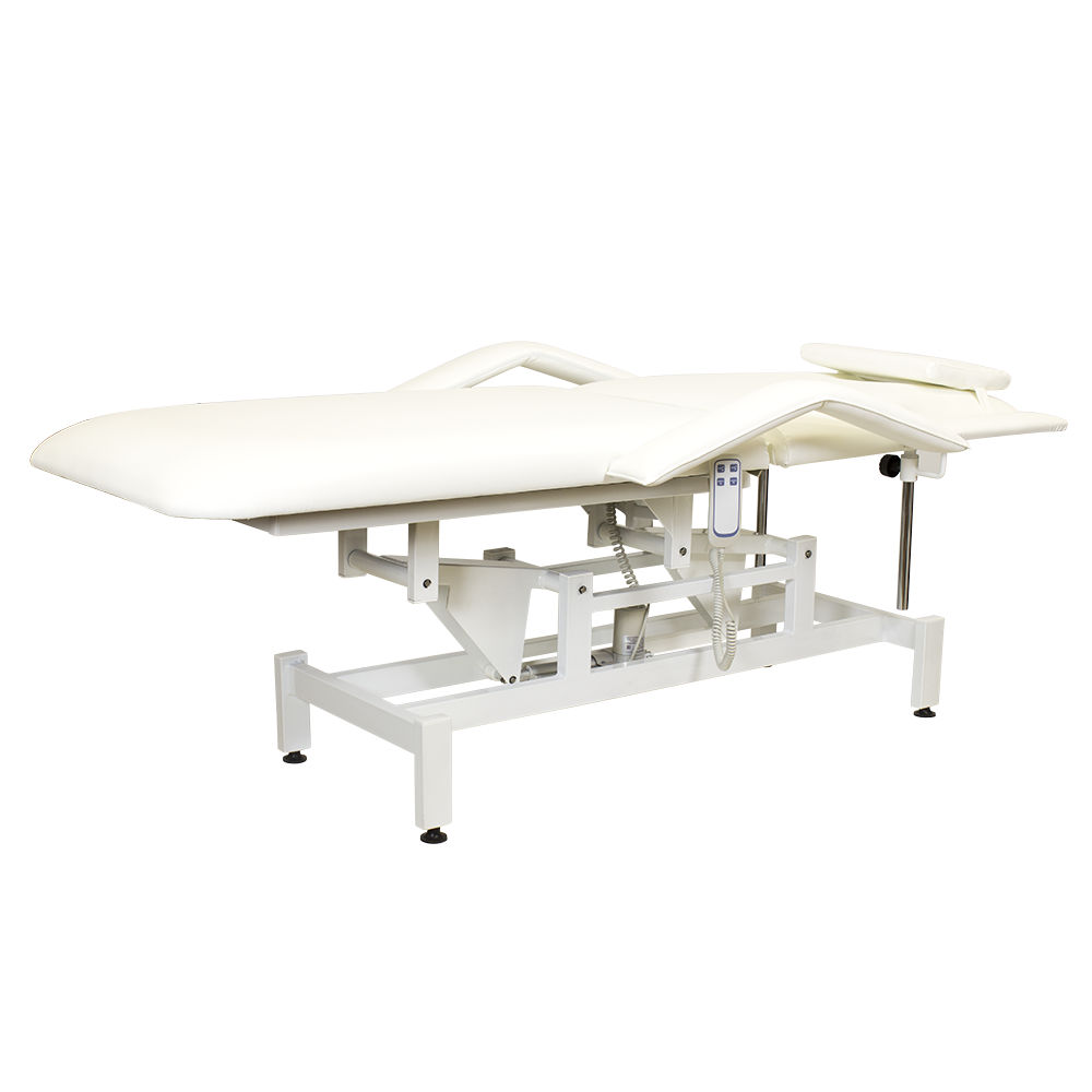 Кушетка массажная МД-850 (Элегия-2А), серебристая, 2 мотора