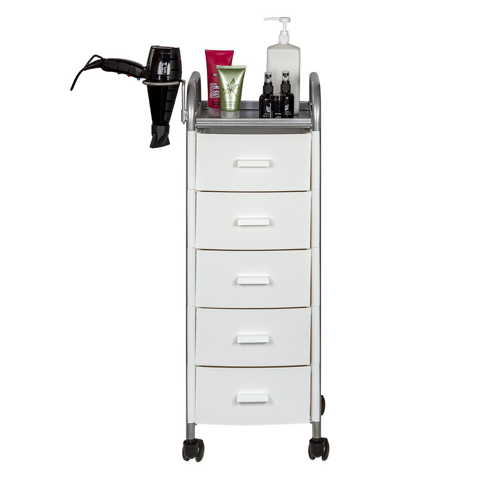 Тележка парикмахерская Глорис-02, белый