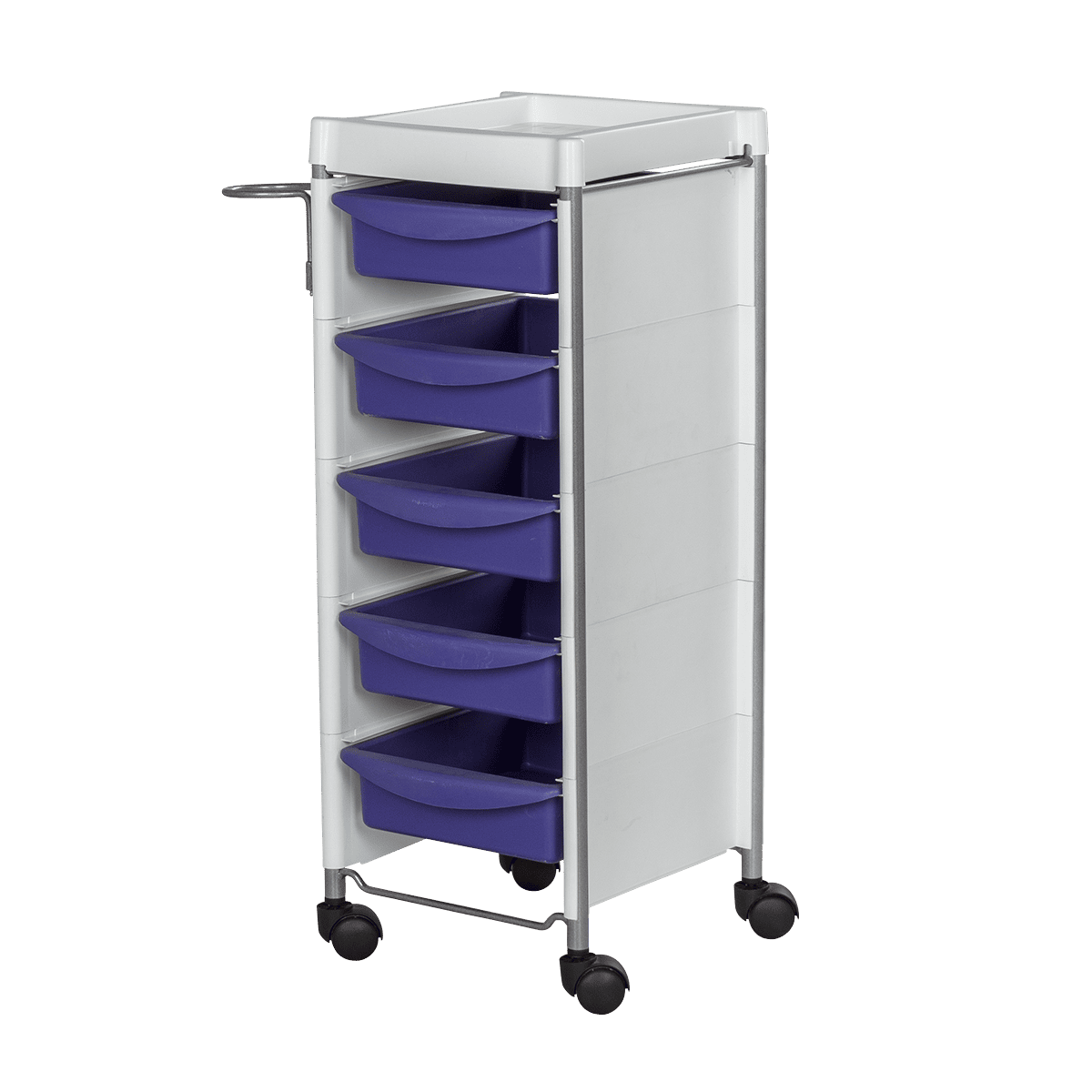 Тележка парикмахерская М-04, белый