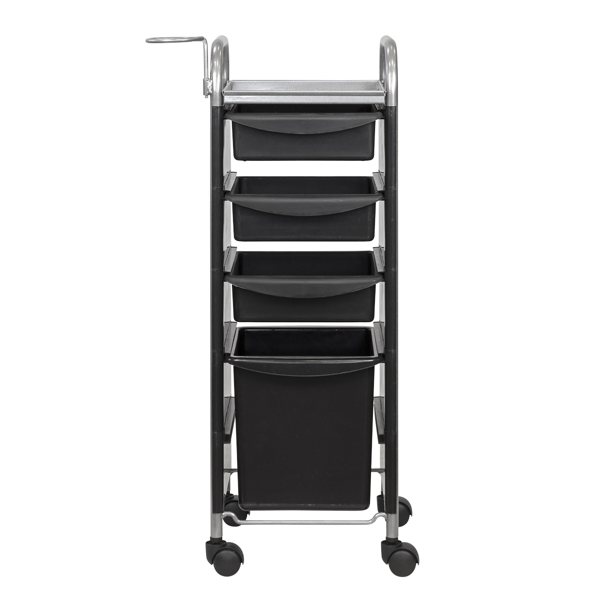 Тележка парикмахерская М-02 box, черный