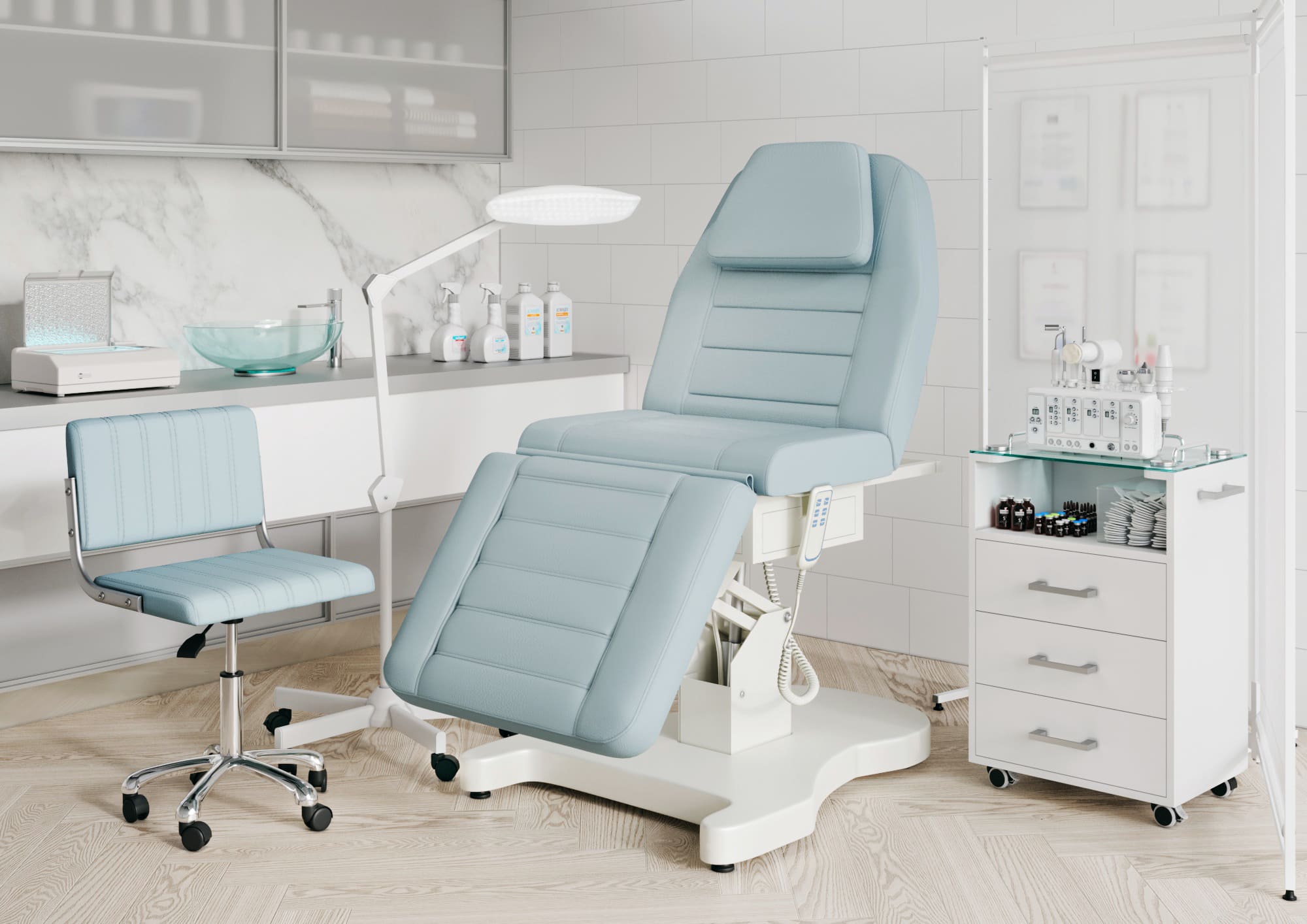 Косметологическая кушетка Гранда, 3 мотора