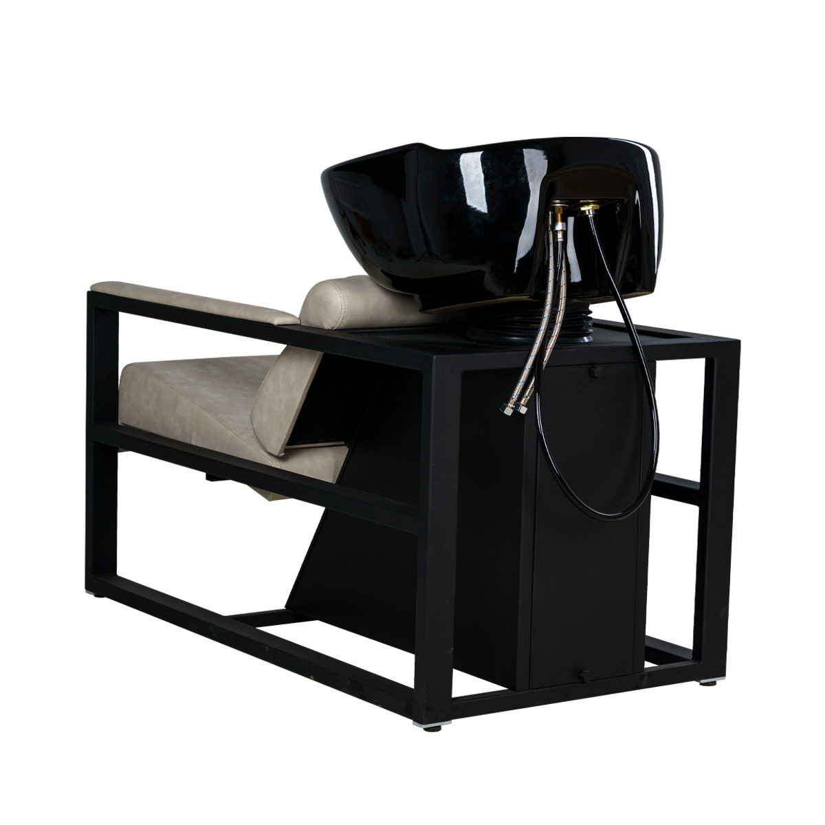 Парикмахерская мойка Дуглас на белом каркасе