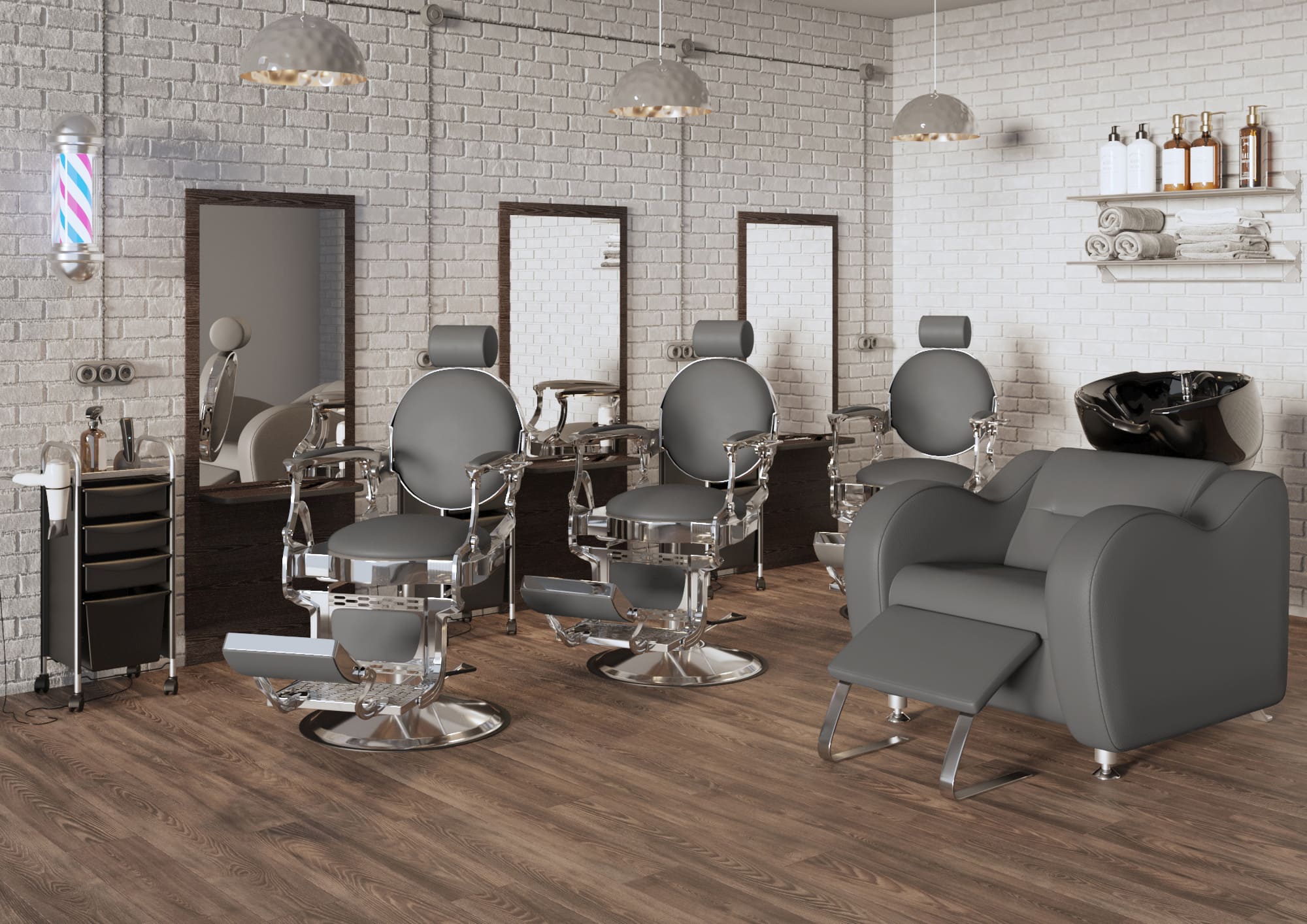 Мойка для барбершопа МД-124