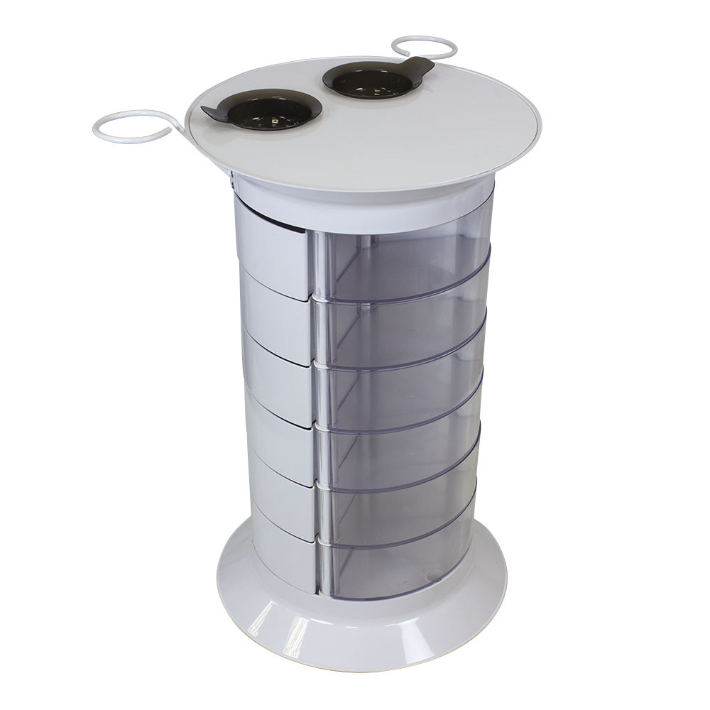 Парикмахерская тележка GiroCo Doble Plus, белый