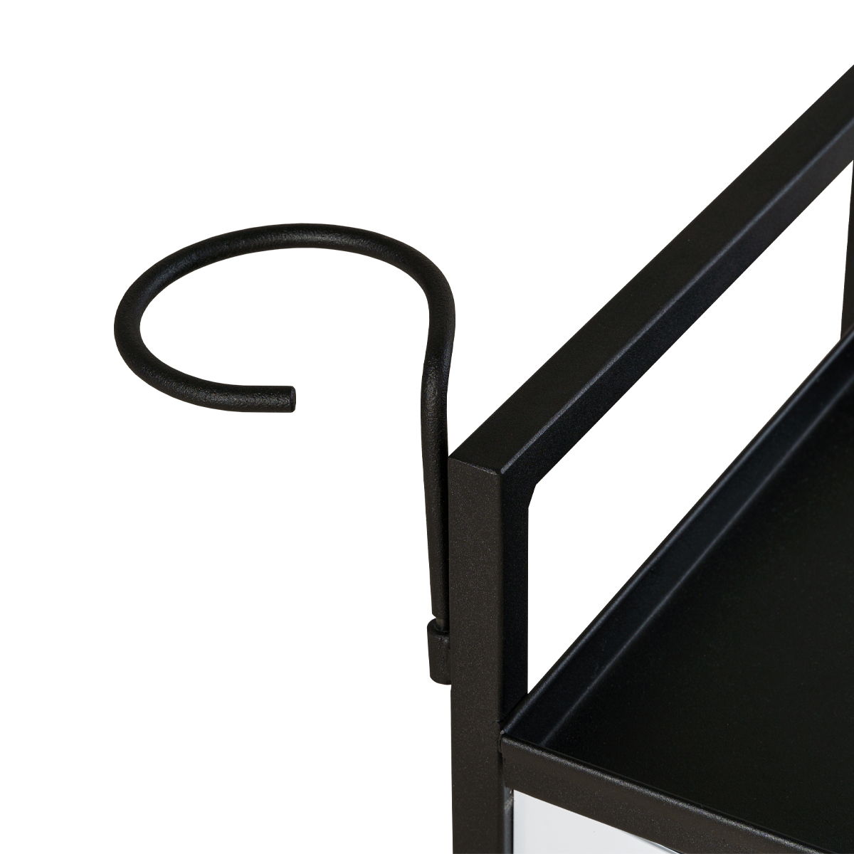 Парикмахерская тележка Дуглас, чёрный каркас