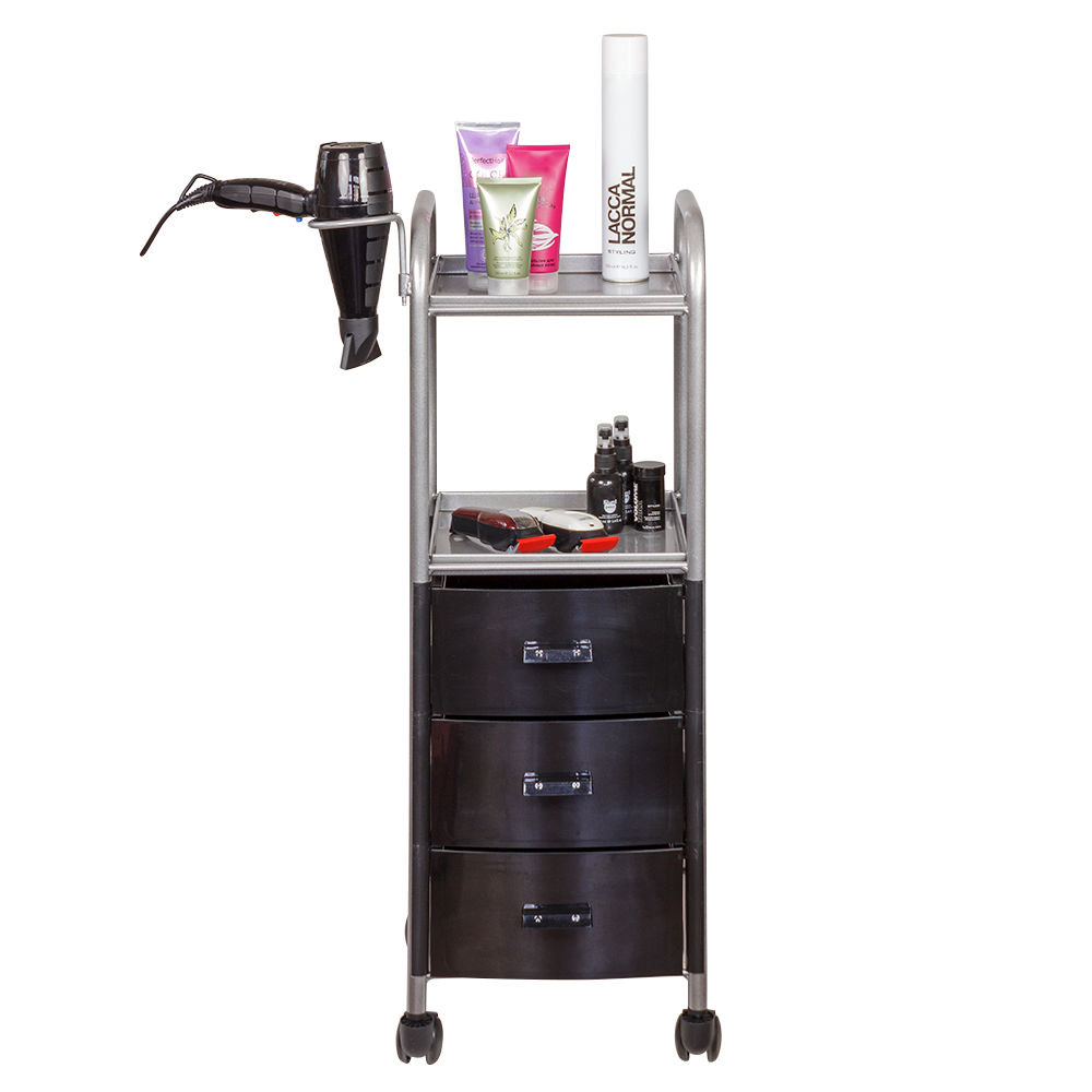 Тележка парикмахерская Глорис-09, черный