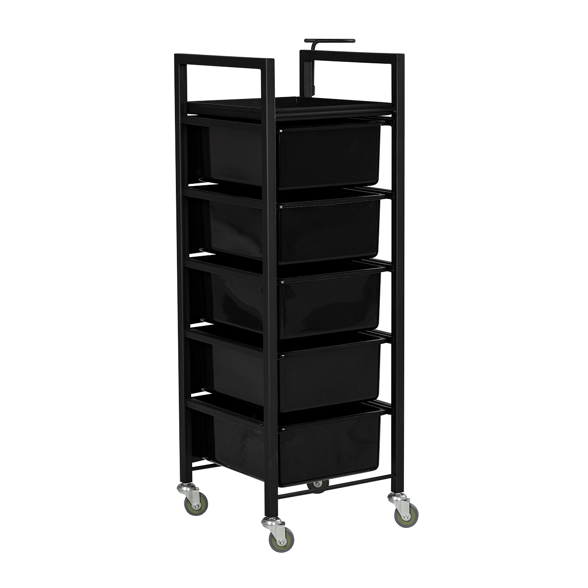 Парикмахерская тележка Дуглас, чёрный каркас