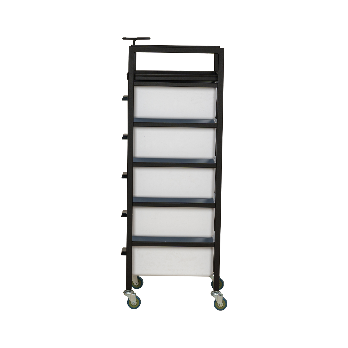 Парикмахерская тележка Дуглас, чёрный каркас