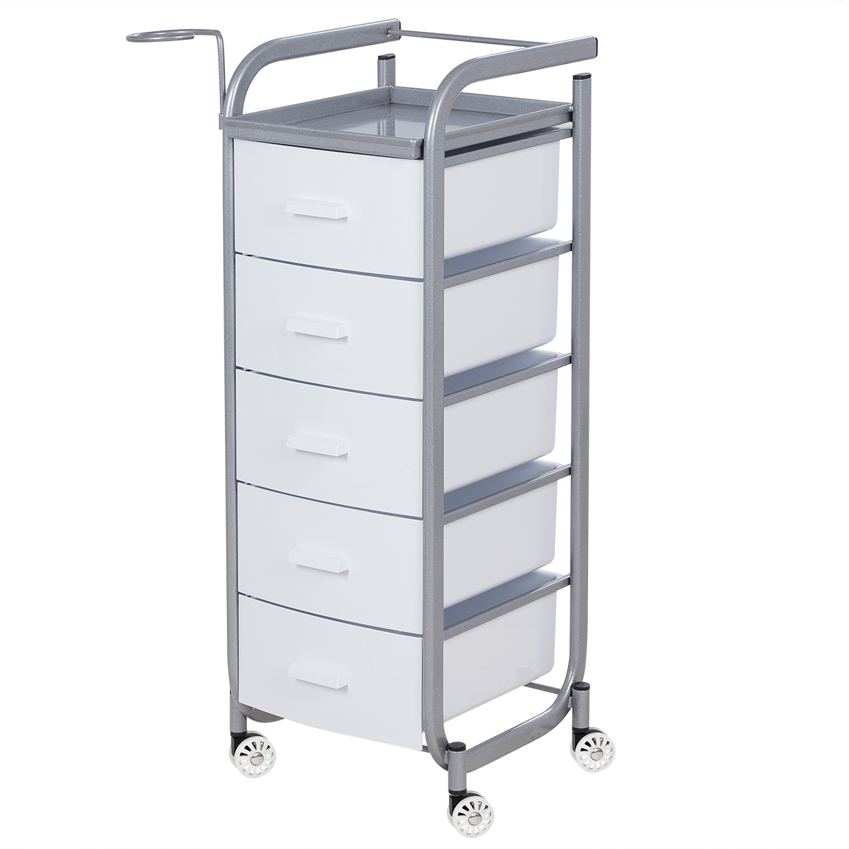 Парикмахерская тележка Арт, чёрный каркас