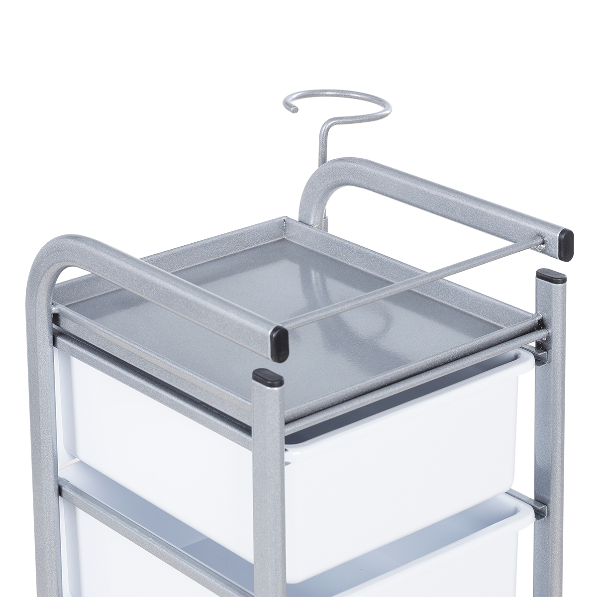 Парикмахерская тележка Арт, чёрный каркас