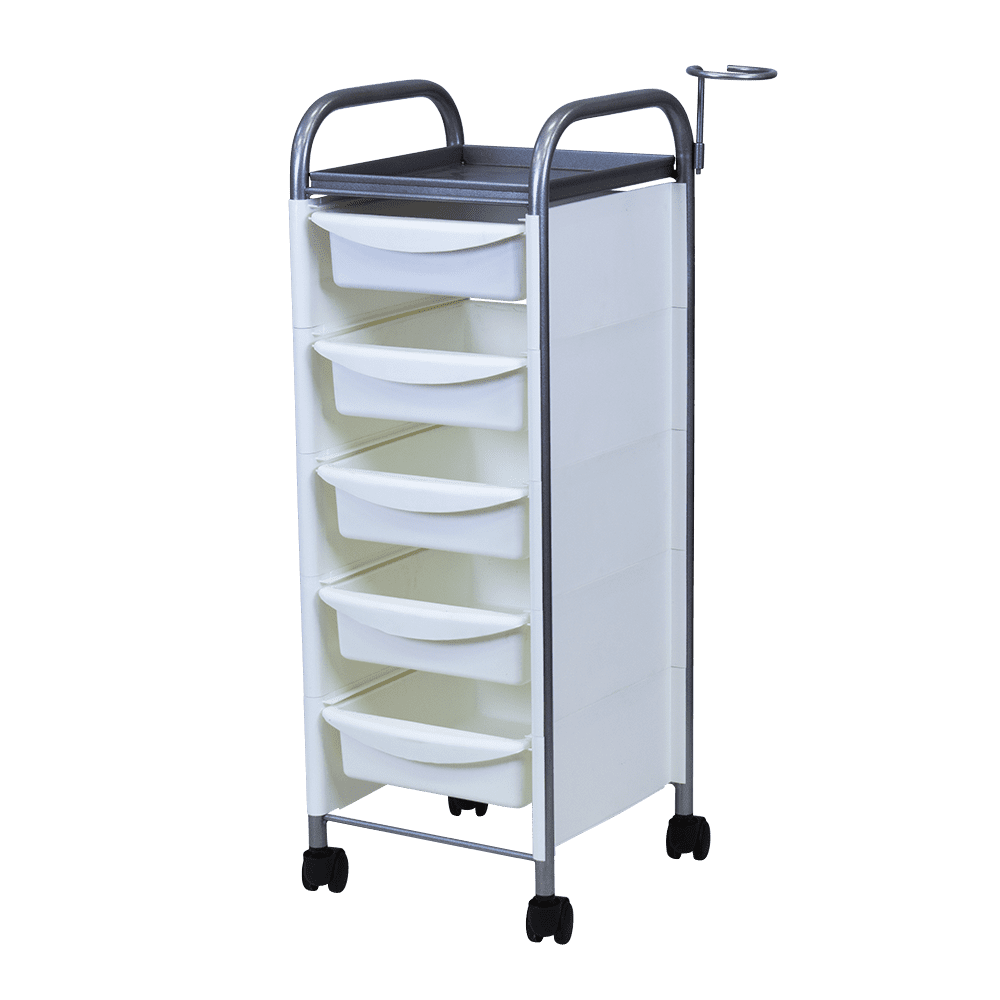 Тележка парикмахерская М-02, белый