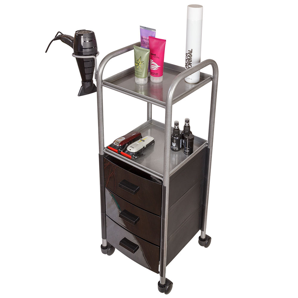 Тележка парикмахерская Глорис-09, черный