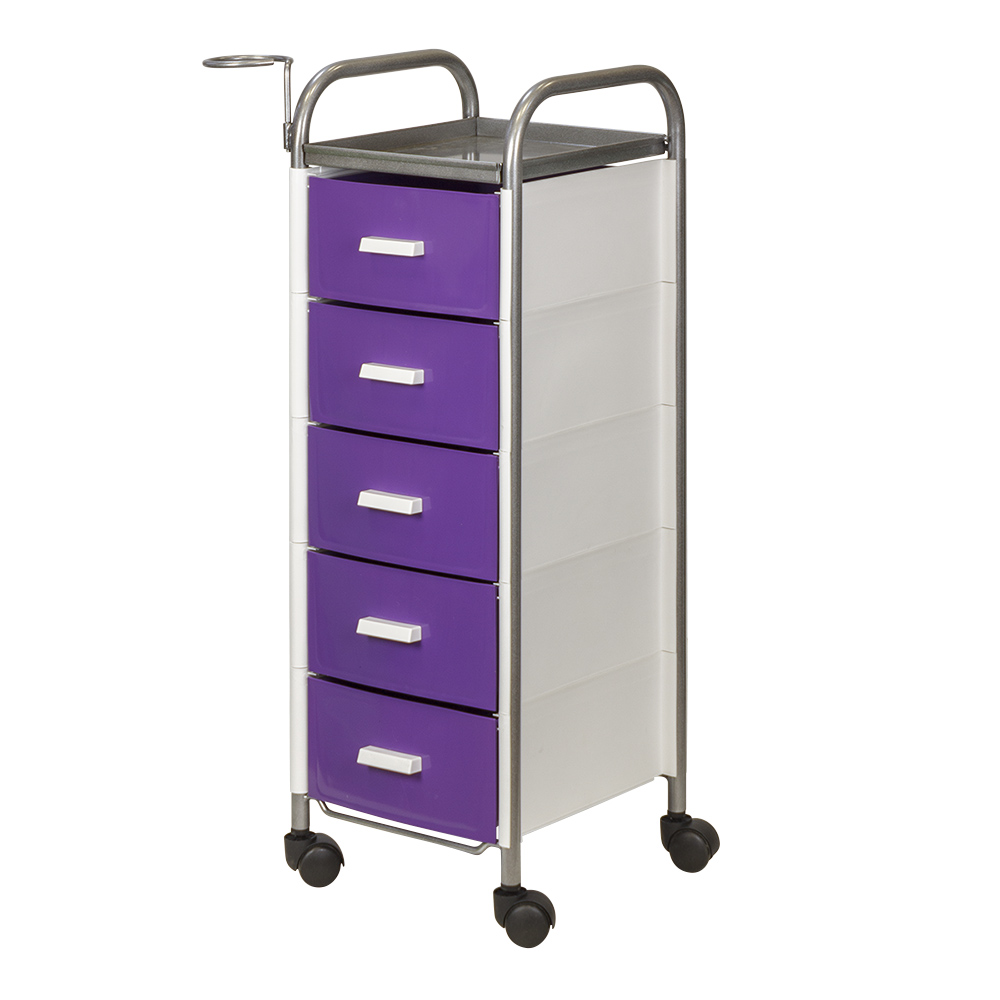 Тележка парикмахерская Глорис-02, белый