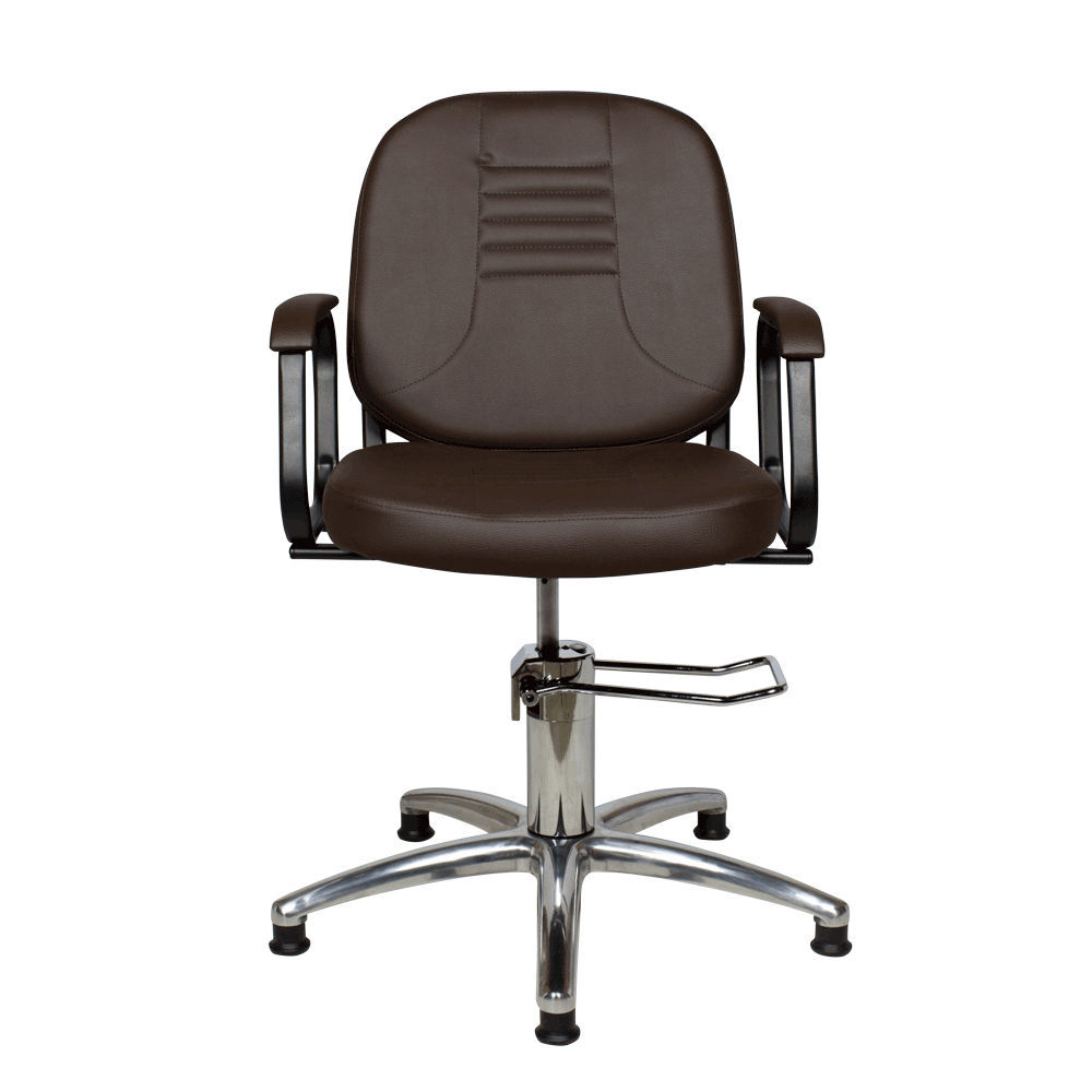 Кресло парикмахерское БРИЗ гидравлика хром