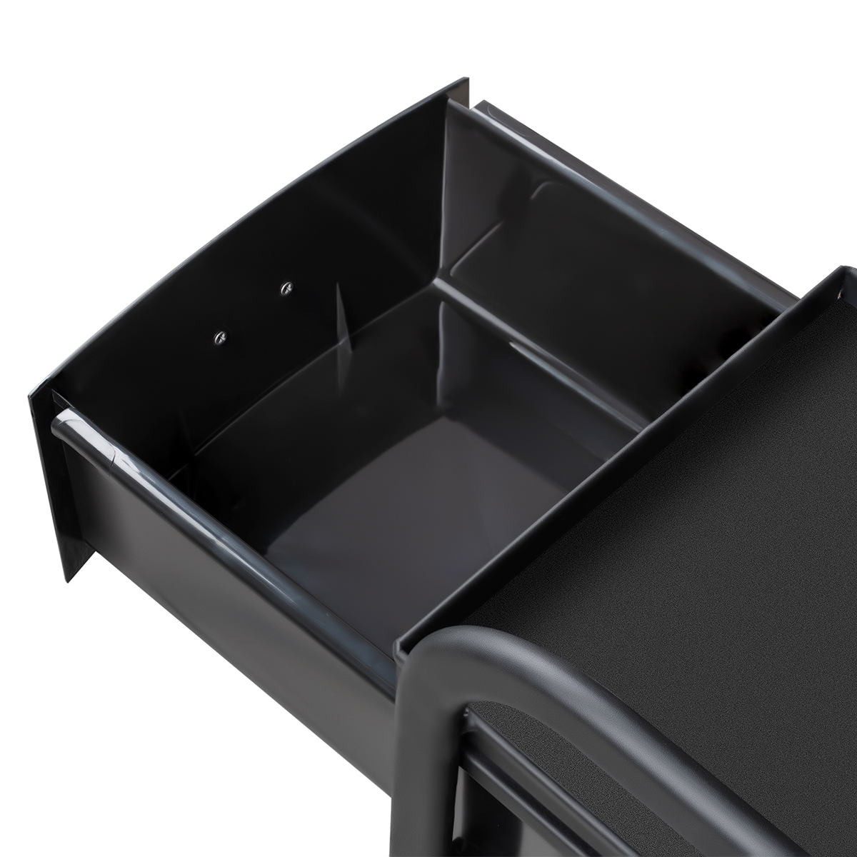 Парикмахерская тележка Арт, чёрный каркас